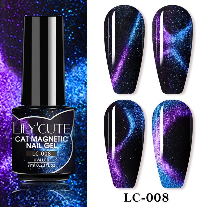 LILY'CUTE Cat Magnetic Nail Gel ~({Black Gel Needed})~.